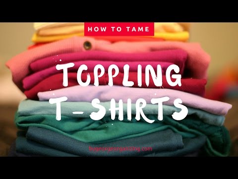 Comment dompter vos T-shirts CHUTE