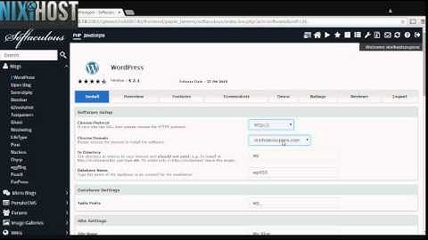 Installing WordPress with Softaculous in cPanel