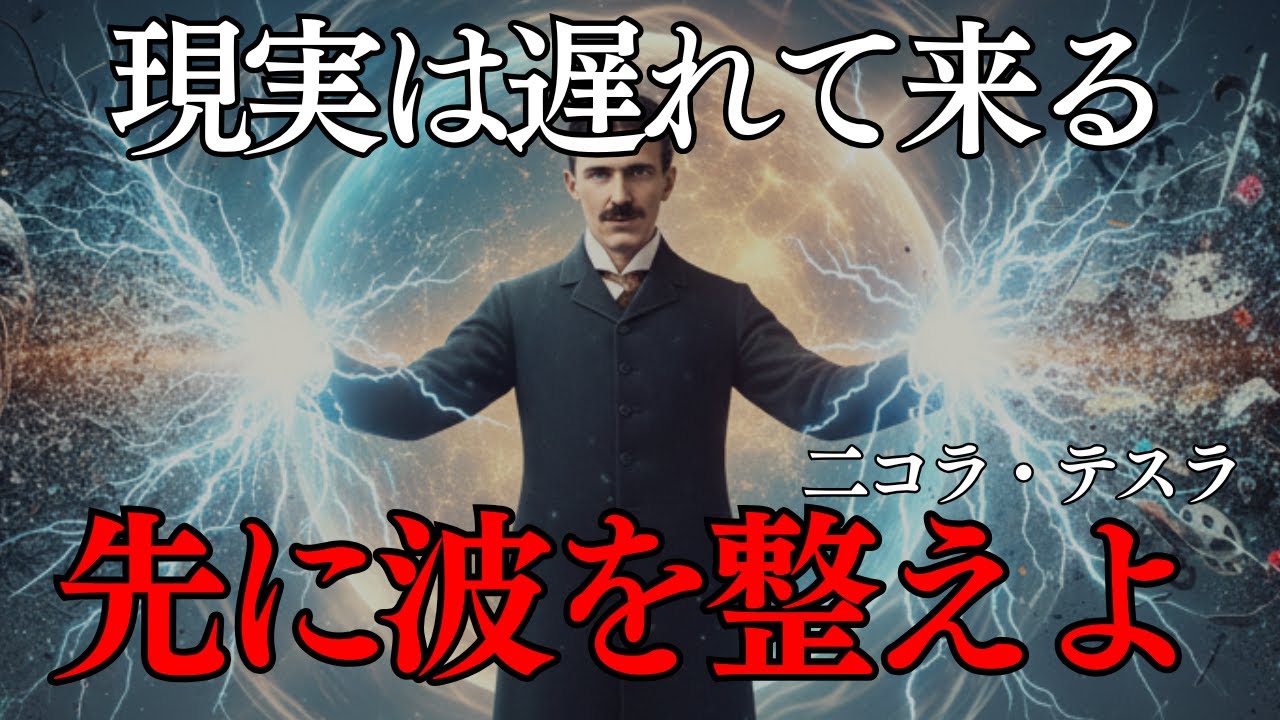 【二コラ・テスラ】現実は遅れてやって来る。先に“望む波”を整えよ｜二コラ・テスラ｜周波数｜振動｜