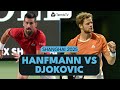 Yannick Hanfmann Vs Novak Djokovic Three Set Battle Shanghai 2025 Highlights 