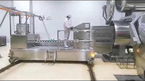 Retort  automatic loading-unloading & cargo turnaround system