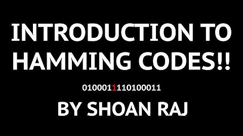 Hamming Codes explained | Breakthrough Junior Challenge 2022