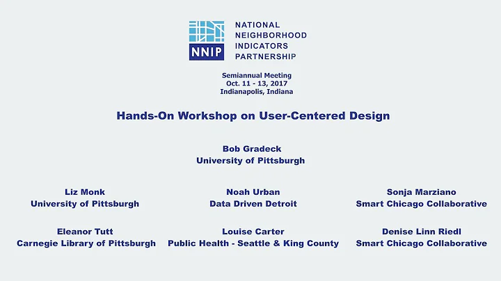 Hands-On Workshop on User-Centered Design