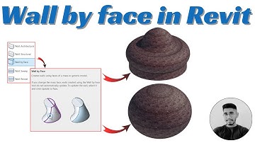 How to use wall by face in Revit