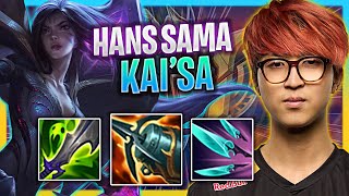 HANS SAMA PERFECT GAME WITH KAI'SA! | G2 Hans Sama Plays Kai'sa ADC vs Ashe!  Season 2023