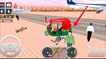 auto rickshaw stunt🛺tuk tuk auto rickshaw simulator games!Android games 2023