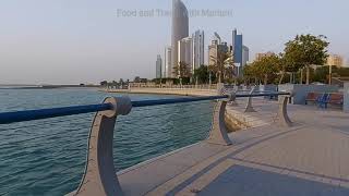 Vlog Abu Dhabi Beach | Beautiful Abu Dhabi Beach | Abu Dhabi Corniche by Food and Travel with Marium
