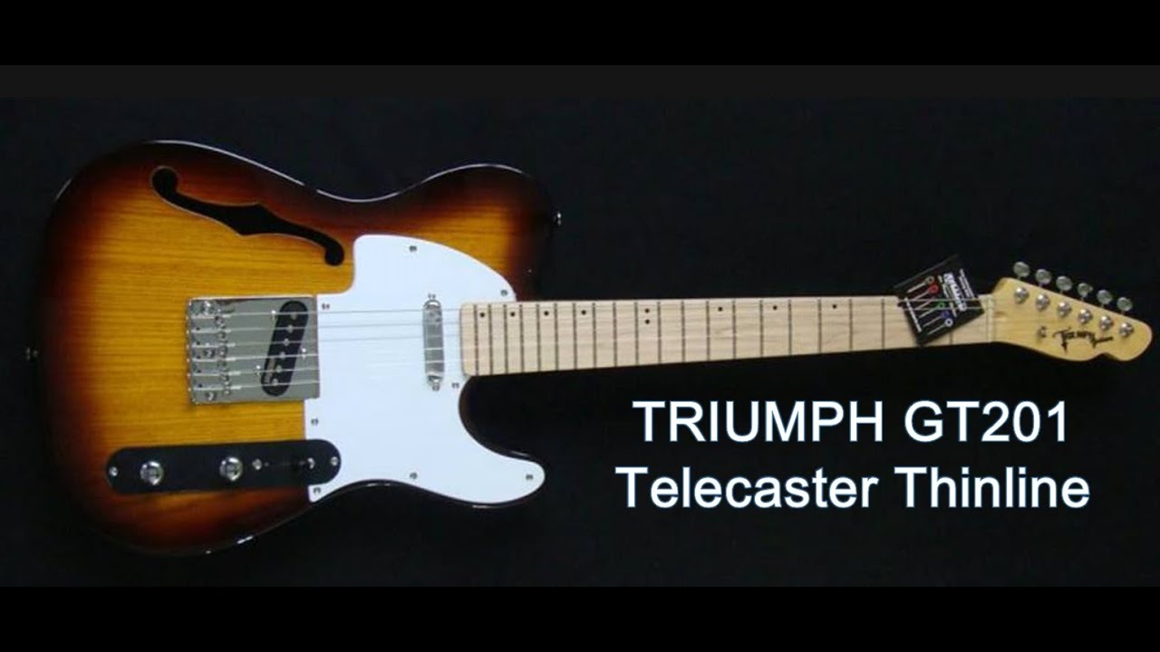 Guitarra TRIUMPH GT201 Telecaster - Minha guitarra de Cedro (por