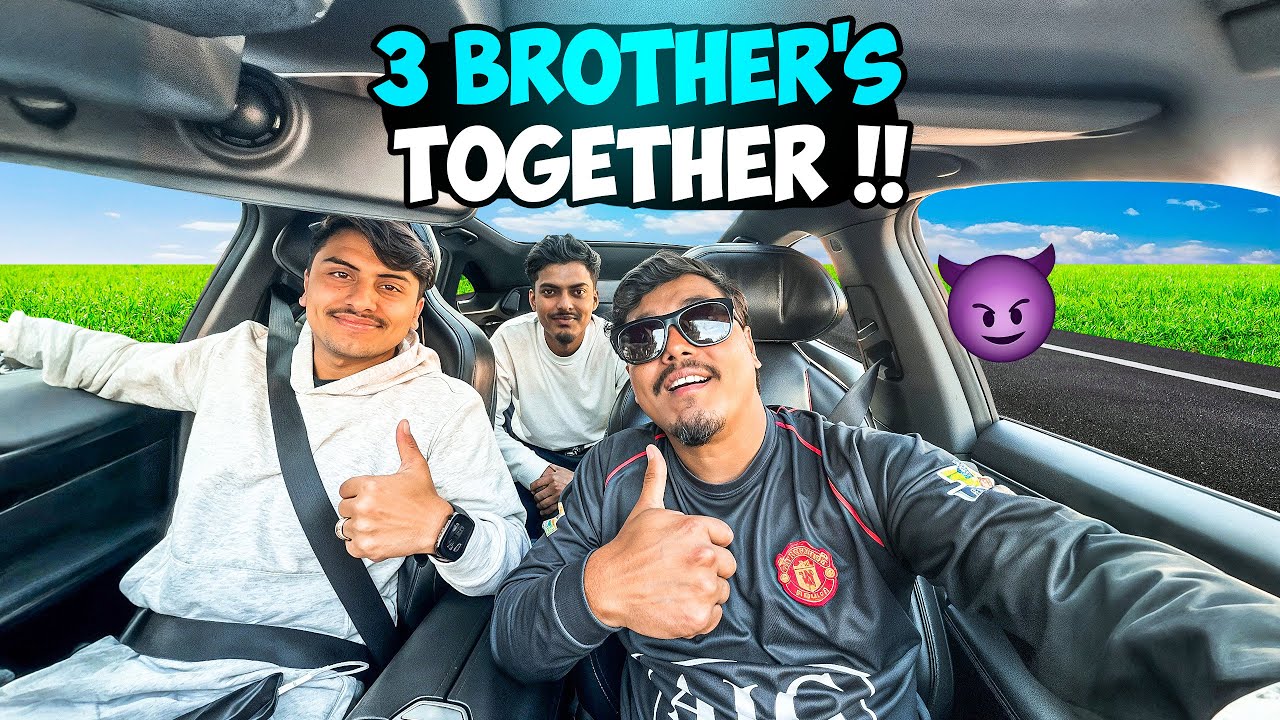 BROTHERS LONG TRIP STARTED 😍