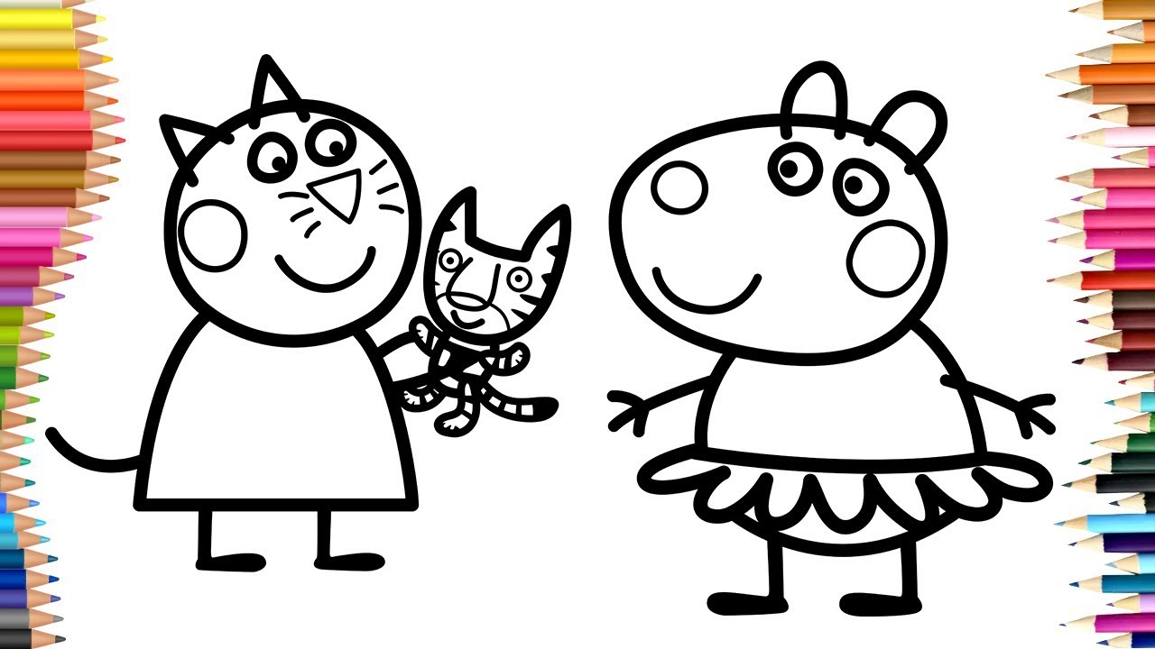 80 Top Peppa Pig Coloring Pages Candy Cat For Free