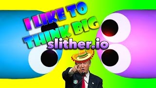 Slither.io vs Donald Trump (go to mexico) screenshot 4