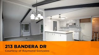 213 BANDERA DR video tour