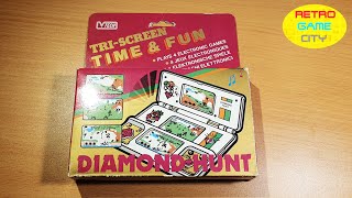 VTECH DIAMONT HUNT a Time & Fun game / Tri-Screen / LCD Game
