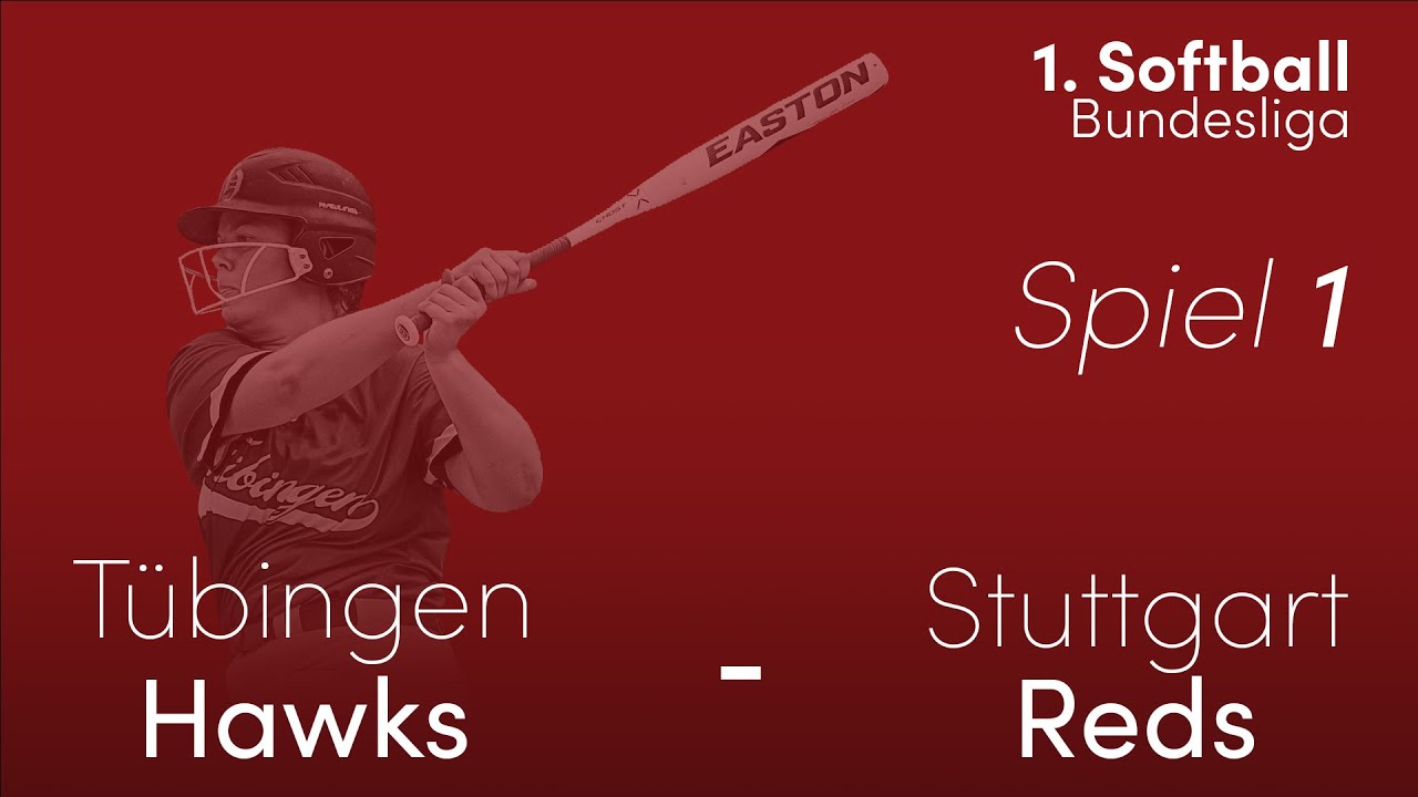 Softball Bundesliga Tübingen Hawks vs Stuttgart Reds, Spiel 1 YouTube