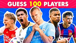 CAN YOU GUESS 100 FOOTBALL PLAYERS IN 3 SECONDS | FOOTBALL QUIZ 2023 screenshot 1