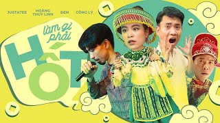 Video thumbnail of "[Karaoke] Làm gì phải Hốt - JustaTee x Hoàng Thùy Linh x Đen"