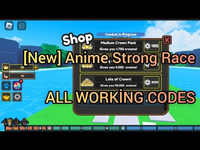 Anime Strong Race Codes - Roblox