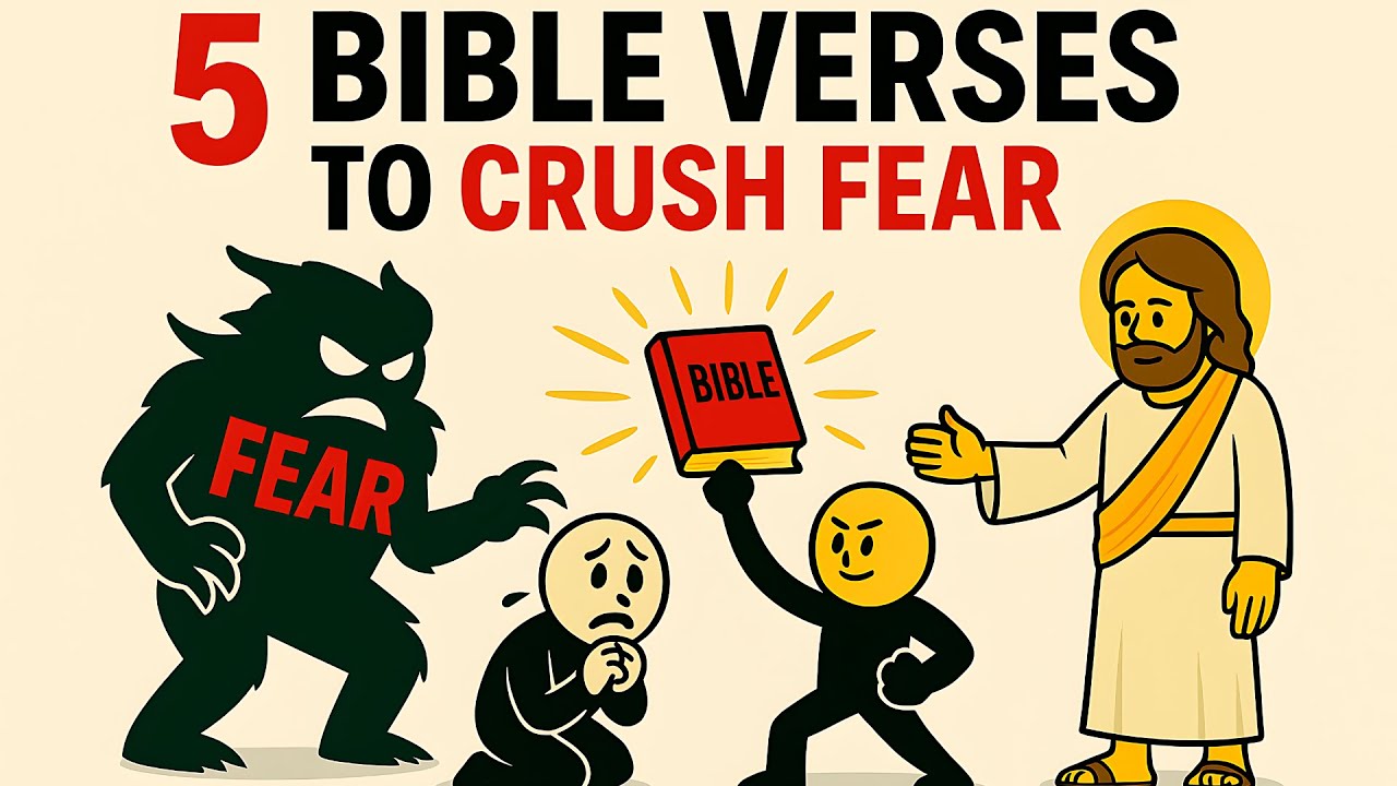 🔅5 Scriptures That Destroy Fear and Anxiety(Biblical truth)🔅