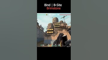 Bind Map Lineup | Brimstone #valorant #valorantlineups #vct #valineups
