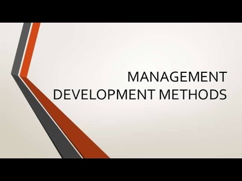 Video: Wat zijn de technieken van management development?