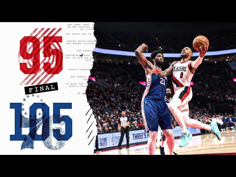 Trail Blazers 95, 76ers 105 | Jan. 19, 2023 | Game Highlights