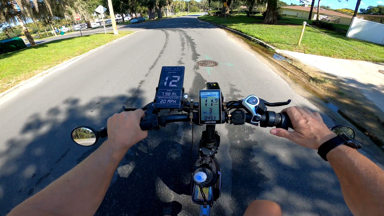 A ride to Gilbert Park and downtown Mt. Dora on the Lectric XP 15.85 ...