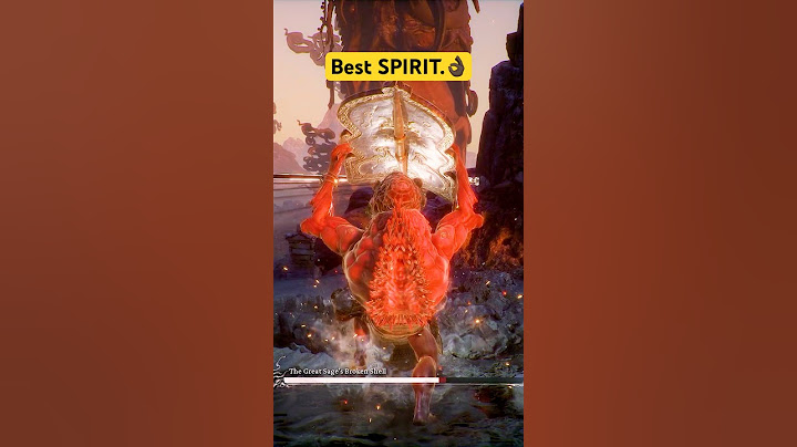 BEST Spirit in Black Myth Wukong.