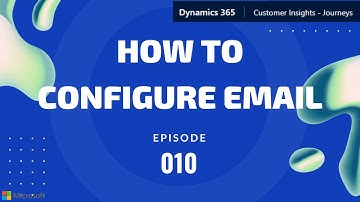 How to configure emails