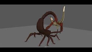 Creature attack Animation, Gigantoscorpio