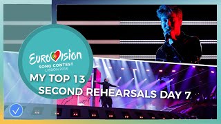 Eurovision 2018 | My Top 13 Day 7 Second Rehearsals (With Comments) | EKD