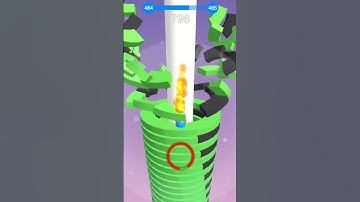 Stack Ball 3D Game | Level 484 | Play Stack Ball Game In Fast Speed | Stack Ball Game YouTube Short