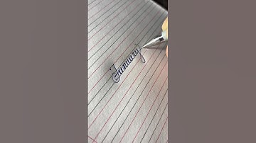 Beautiful cursive handwriting practice | #handwriting