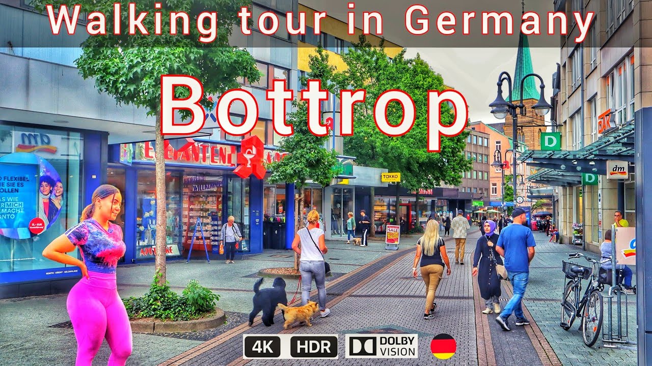 Wesel,Germany /walking tour in Wesel a beautiful elegant city 4k HDR