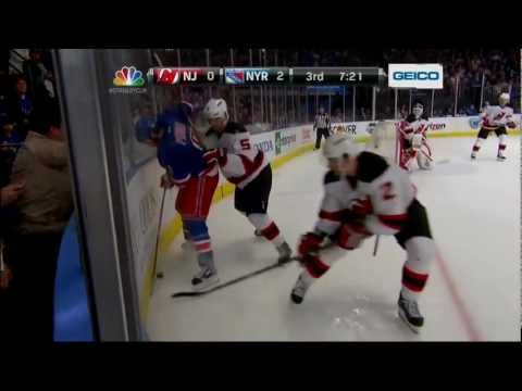Chris Kreider PPG goal. New Jersey Devils vs NY Rangers Game 1 5/14/12 NHL Hockey