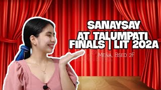 LIT 202A SANAYSAY AT TALUMPATI | BSED 2F FILIPINO