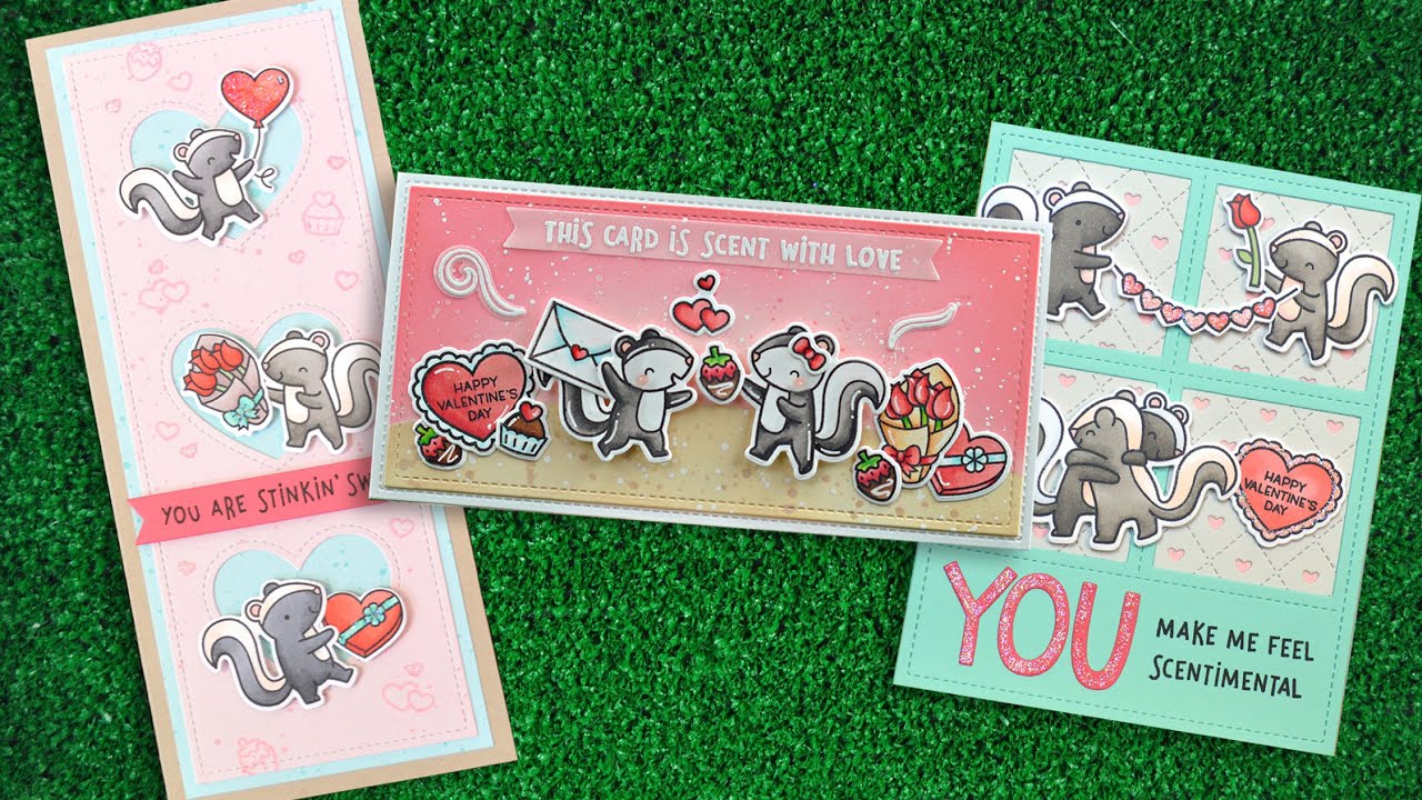 Intro to Scent with Love and Scent with Love Add-On + 3 cards from start to finish