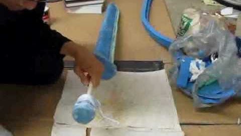 How to build a foam / latex katana style sword Tutorial part 6 of 8