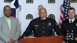 Dallas PD | Celebratory Gunfire & Illegal Fireworks | Press Conference