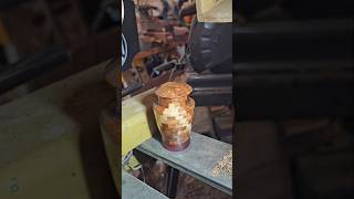 First of Four Small Urns Finished #themessystudio #woodturning