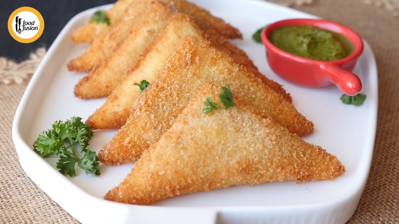 Chicken Bread Samosa Parcels Recipe By Food Fusion (Ramzan Special)