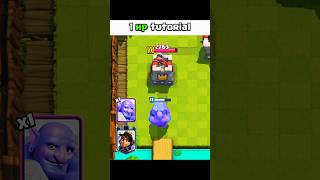 1HP Tutorial for PRINCESS TOWER in Clash Royale (Part - 48) 🪨🗿