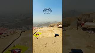 Drone gagal terbang karena Angin kencang di puncak Jabal Tsur #isota