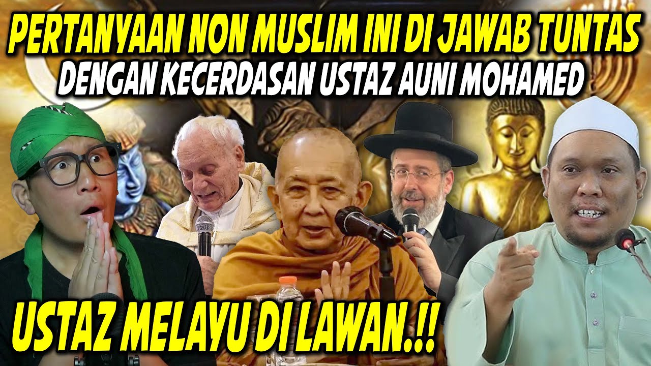 💥PERTANYAAN SULIT INI DI JAWAB DENGAN MUDAH USTAZ MALAYSIA NI‼ MEMANG GENIUS USTAZ AUNI MOHAMED NI‼