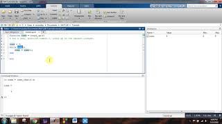Matlab Intro 05 While Loop