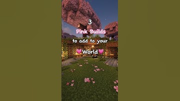 3 Cherry Blossom Builds💗🌸 #minecraftshorts #minecraft #mincraftbuild
