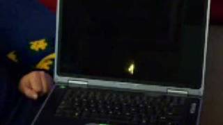 HP Pavilion zt3000 I am getting half screen or maybe screen squeeze.