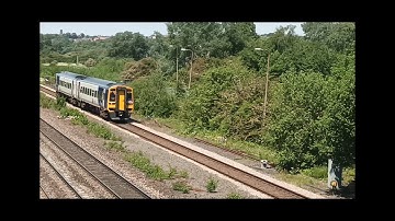 Class 158 near ilkeston with loud 2-tone