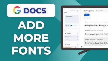 How to get HUNDREDS more fonts in Google Docs