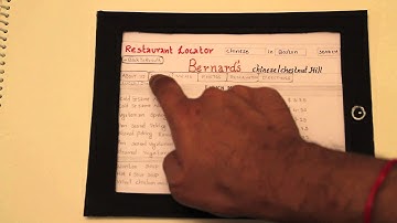 Paper Prototype (Restaurant Locator)