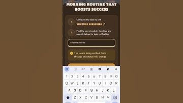 My Secrets to a Morning Routine That Boosts Success|#memefi #shortsvideo